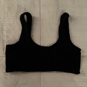 Arq wide strap bra XL in black